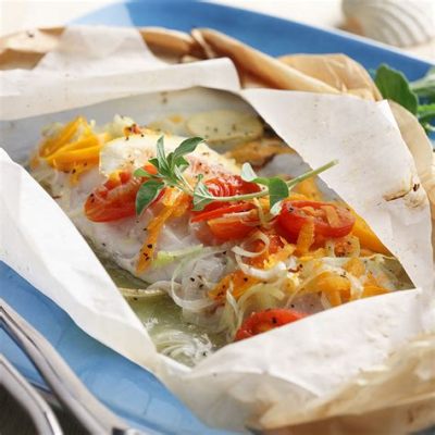  Papillote de Poisson à la Palamós: Un Festival de Saveurs Marinées dans un Coussin de Légumes Frais!