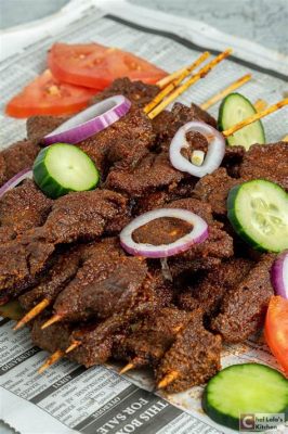  Suya ! Un Voyage Piquant en Terre Nigériane Déclenché par des Épices Savoureuses et une Caramélisation Parfaite.